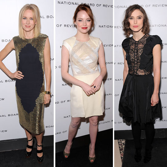 Emma Stone in J. Mendel at the National Board of Review Awards Gala