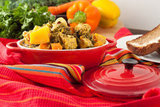 Crock-Pot Chicken and Rutabaga Greens Stew
