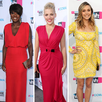 Pictures of All the Celebrities and Dresses on the 2012 Critics' Choice Awards Red Carpet