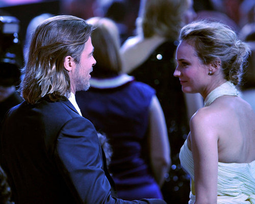 Brad Pitt and Diane Kruger Brad Pitt and Diane Kruger