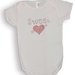 Smartee Pants Baby Girls Crystal Sweet Heart Valentine's Day Onesie ($22)
