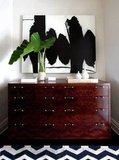 How to cover a fuse box, make the most of a small and narrow hallway, contemporary art