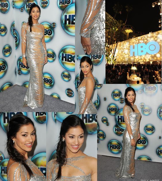 Treasure Tuesdays Janina Gavankar Gown the Ultimate Accessory