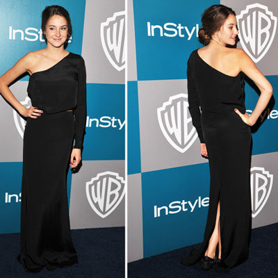 Shailene Woodley at Golden Globes InStyle Afterparty 2012
