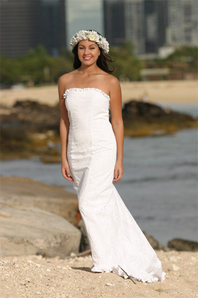 Simple Beach Wedding Dresses simple strapless wedding dress
