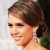 Jessica Alba's 2012 Golden Globes Hair and Makeup Look