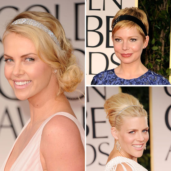 2012 Golden Globes Headband Trend Charlize Theron, Michelle Williams to Shop Now 2012 Golden Globes Headband Trend Charlize Theron, Michelle Williams to Shop Now