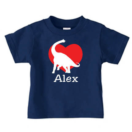 Personalized Valentine's Day Dinosaur T-Shirt ($17) Personalized Valentine's Day Dinosaur T-Shirt ($17)