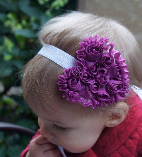 Valentine's Day Purple Heart Headband ($9)