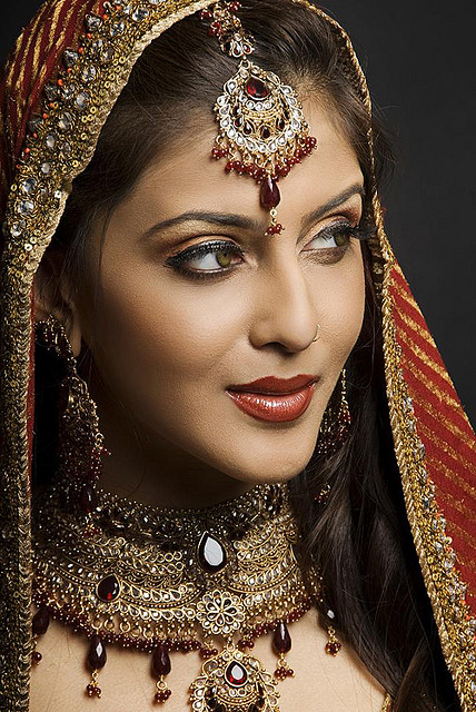 The old Pakistani traditional bridal 