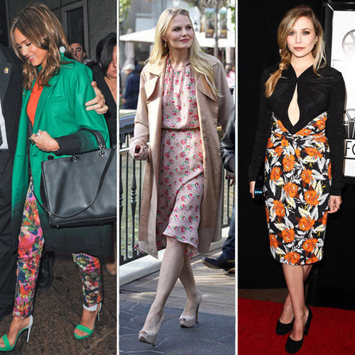 Celebs Show How To Layer Up Florals All Season Round!