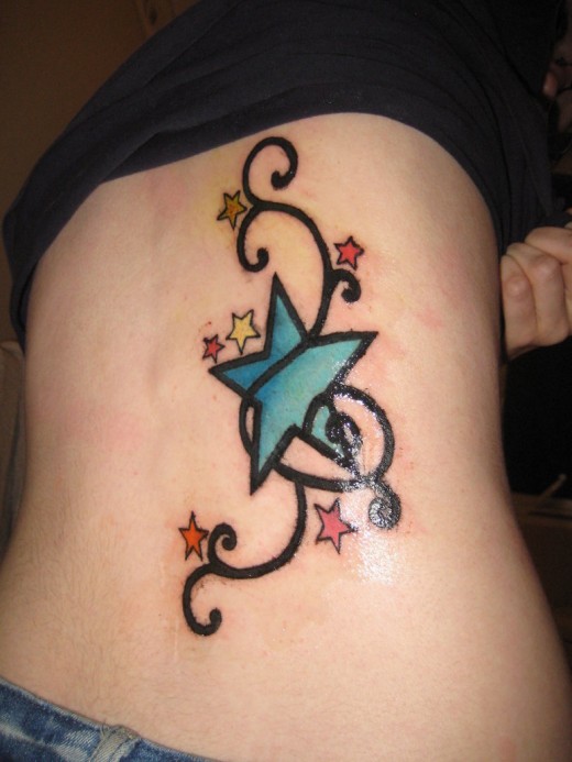 small star tattoo designs 