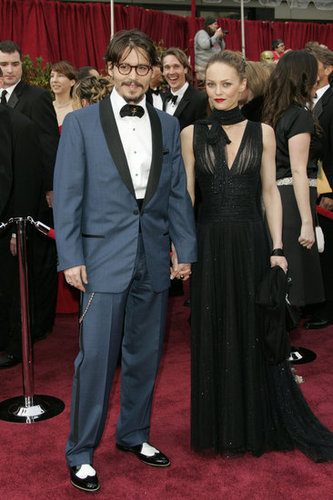 Johnny and Vanessa dressed up for the 2005 Oscars.
Johnny and Vanessa dressed up for the 2005 Oscars.