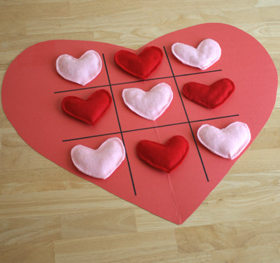 For Valentine's Day: Tic-Tac-Toe Heart For Valentine's Day: Tic-Tac-Toe Heart