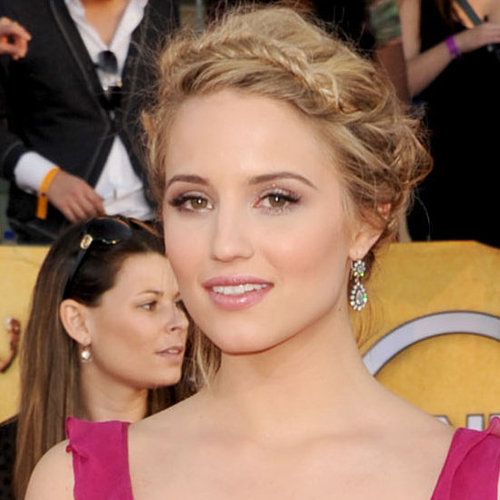 Glee's Dianna Agron's 2012 SAG Awards Hair and Makeup Look