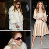 Jennifer Lopez Wears White Fur in New York