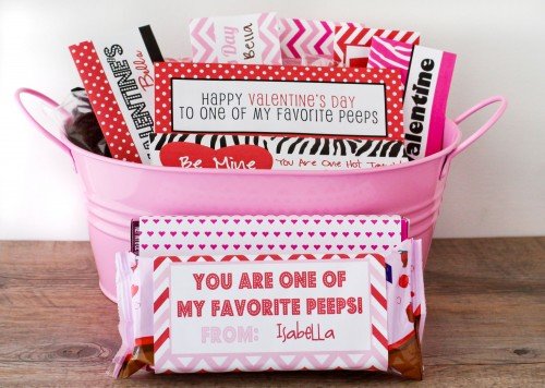 Free Printable Valentine's Candy Wrappers