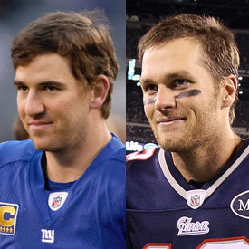 Tom Brady and Eli Manning Pictures
