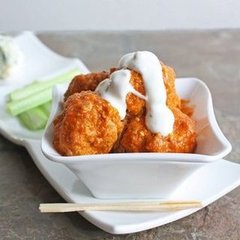 Buffalo chicken meatballs