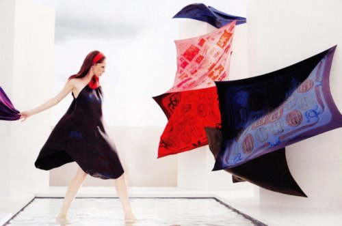 Le Carré Hermès Spring 2012 Ad Campaign Le Carré Hermès Spring 2012 Ad Campaign