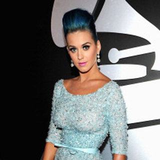 Katy Perry in Elie Saab at Grammys 2012