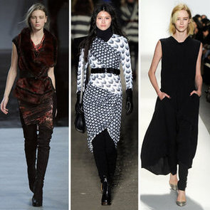 Dresses Over Pants: Fall 2012 Styling Trend
