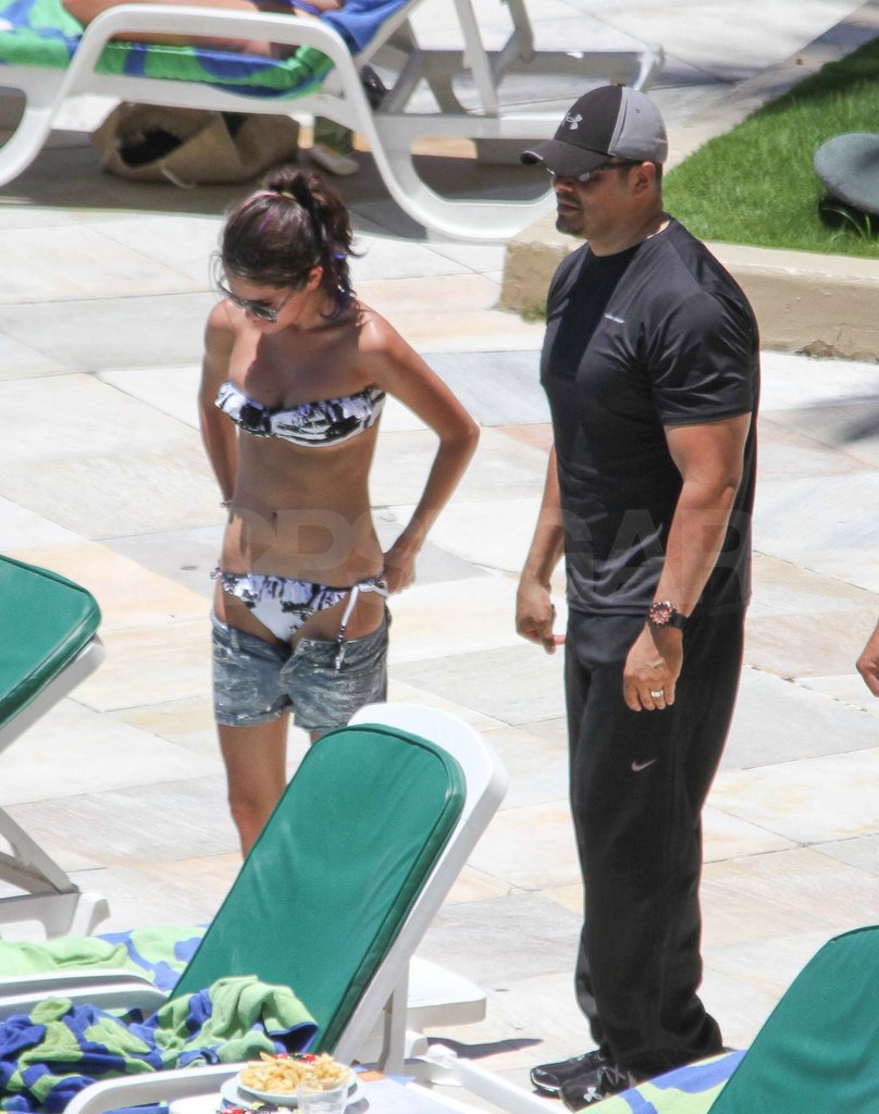 Selena Gomez in a bikini in Brazil. Selena Gomez in a bikini in Brazil.