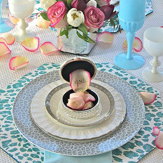 Animal Print Valentine's Day Table Decor Animal Print Valentine's Day Table Decor