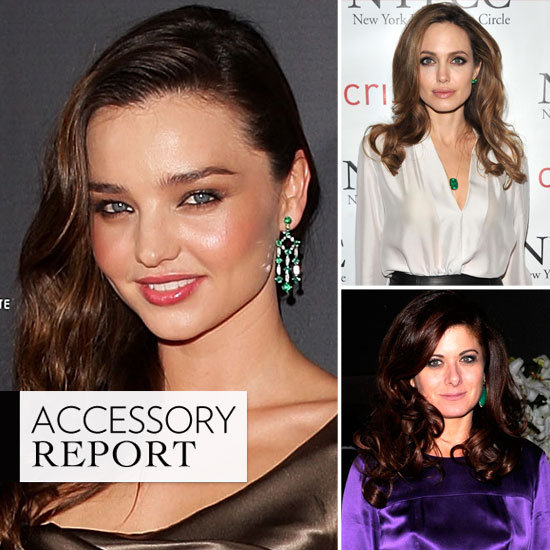 Celebrities Wearing Emerald Jewelry Celebrities Wearing Emerald Jewelry