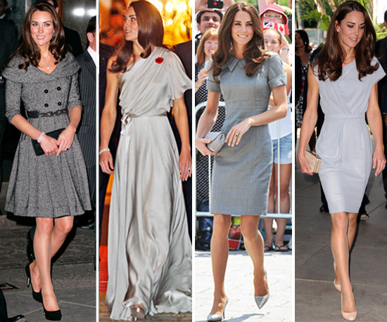 Kate Middleton Grey Dress