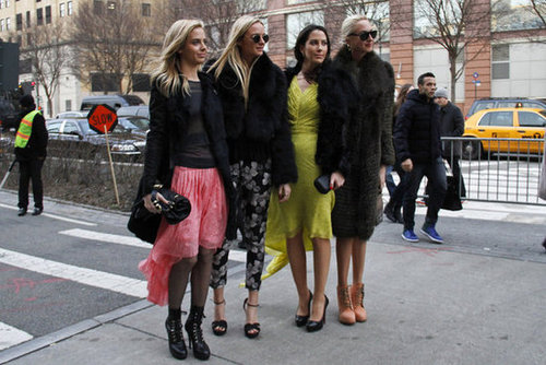 New York Fashion Week Street Style Fall 2012 New York Fashion Week Street Style Fall 2012