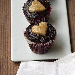 Double Chocolate Cupcakes With Peanut Butter Center Recipe Double Chocolate Cupcakes With Peanut Butter Center Recipe