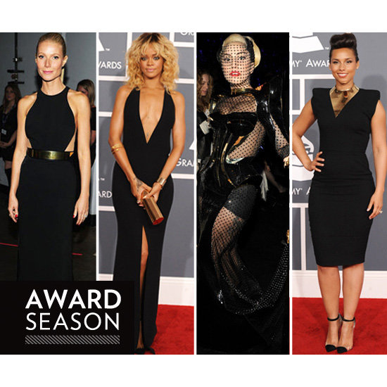 Gwyneth Paltrow, Rihanna, Lady Gaga & Alicia Keys Grammys Dresses