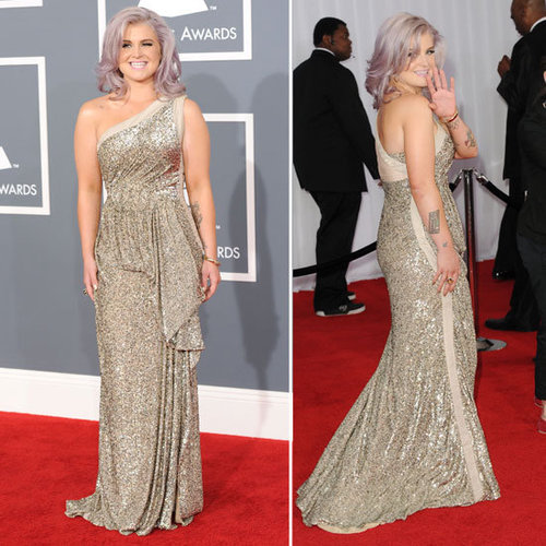 Pictures of Kelly Osbourne in Tony Ward Couture Gown at the 2012 Grammy Awards