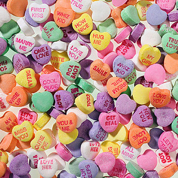Conversation Candy Heart Colors Conversation Candy Heart Colors
