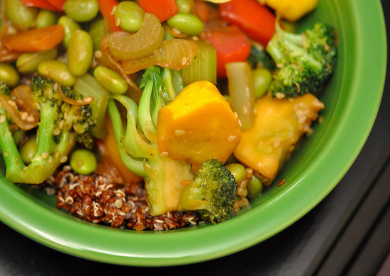 Vegetarian Stir-Fry With Quinoa Vegetarian Stir-Fry With Quinoa