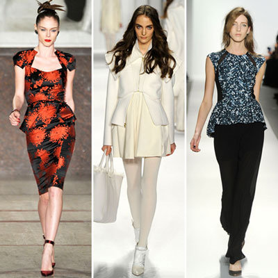 Fall 2012 Runway Trends: Peplum