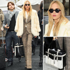Rachel Zoe in Plaid Suit at New York Fashion Week Rachel Zoe in Plaid Suit at New York Fashion Week
