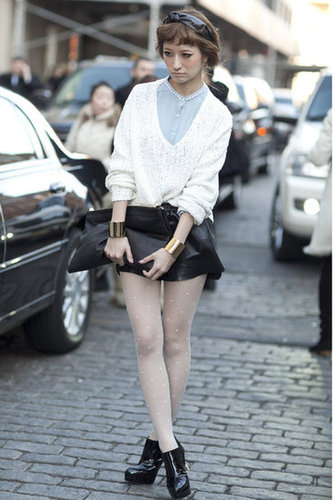 New York Fashion Week Street Style Fall 2012 New York Fashion Week Street Style Fall 2012