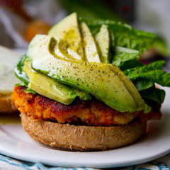 Vegetarian Sweet Potato Veggie Burger Recipe