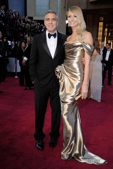 Stacy Keibler and George Clooney