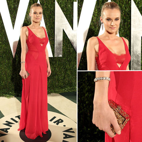 Diane Kruger at Vanity Fair Oscars Party 2012