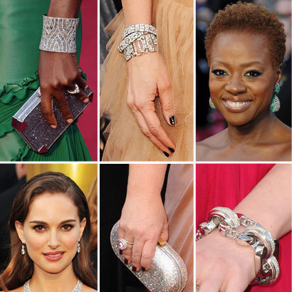 See All the Celebrity Jewellery and Accessories from the 2012 Oscars Red Carpet: Bags and Bauble Abound!