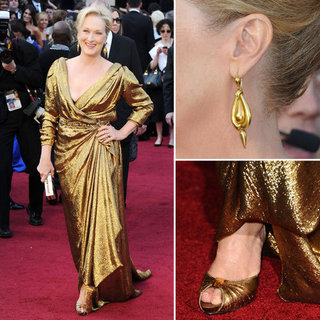 Meryl Streep Sets the Gold Standard in Draped Lanvin at the 2012 Oscars: Gorgeous!