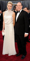 Princess Charlene and Prince Albert II of Monaco(2012 Oscars)