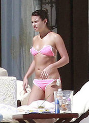 Lea Michele Pink Bikini Pictures