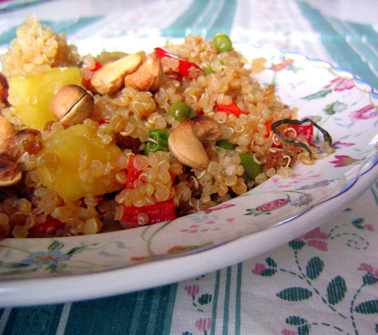 Pineapple Cashew Quinoa Stir-Fry Pineapple Cashew Quinoa Stir-Fry
