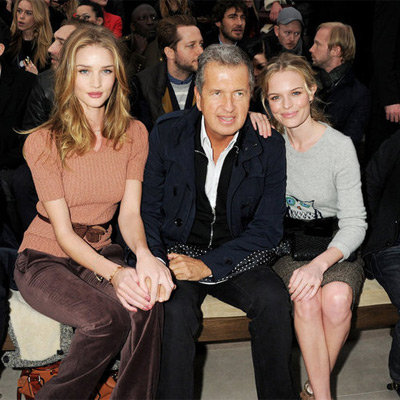 Pictures of Front Row Celebrities at 2012 Fall London Fashion Week