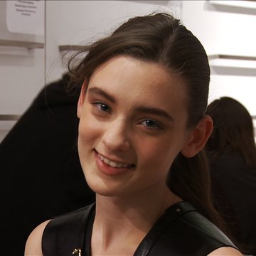 Herve Leger Fall 2012 Beauty Look: Hair and Makeup Test