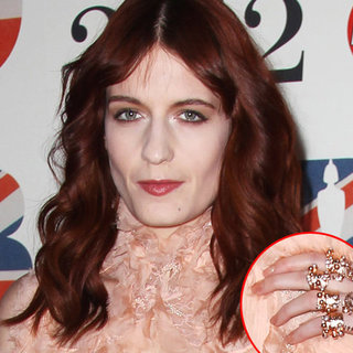 Florence Welch's Beauty Look at the 2012 Brit Awards
